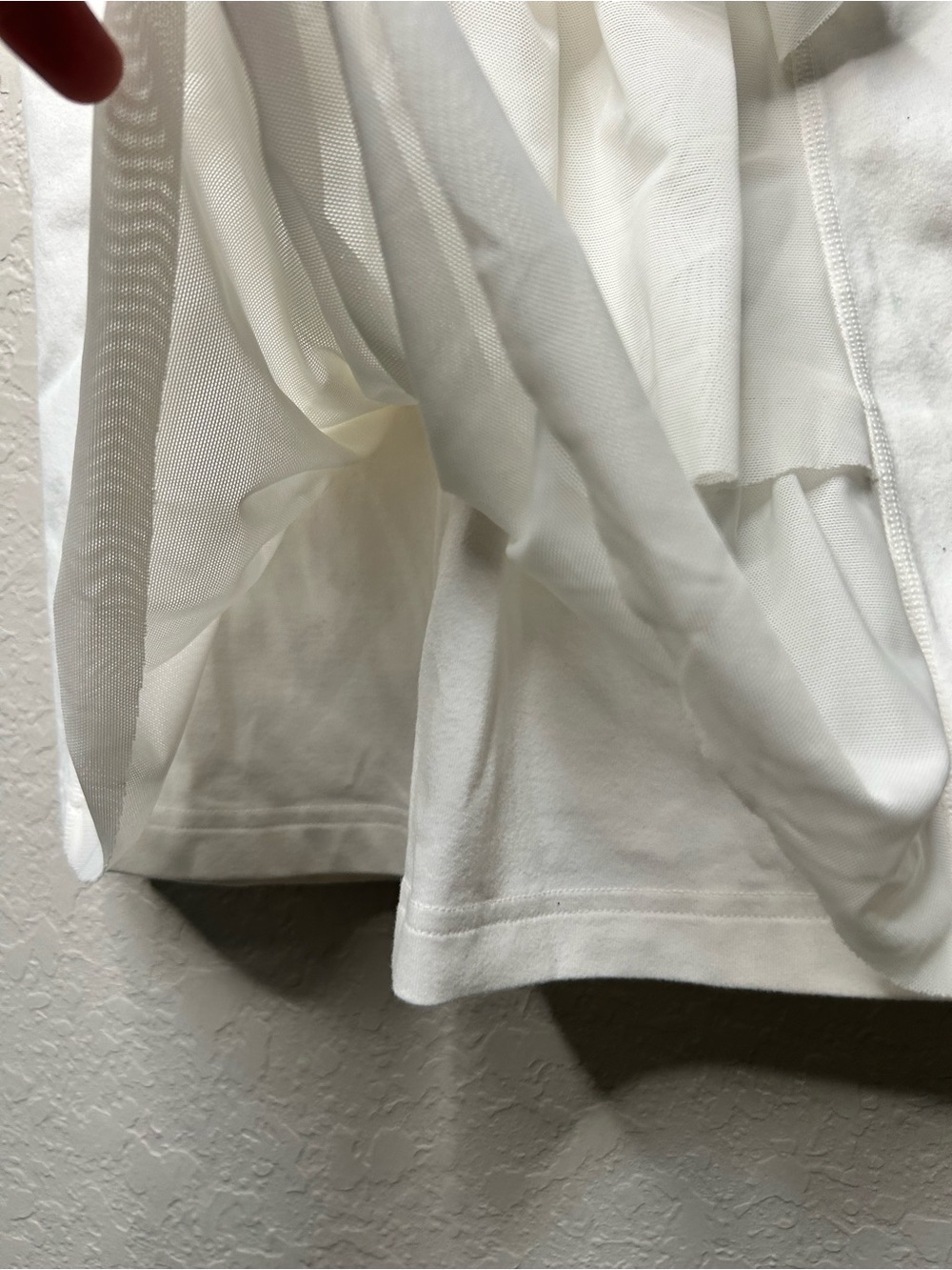 Lululemon White Racerback Ruffle Back Tank Top - Picture 9 of 9